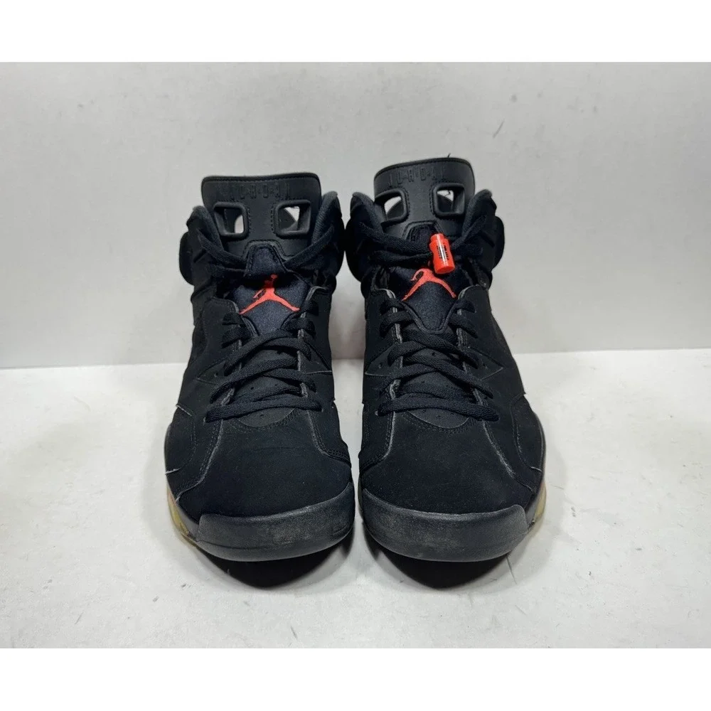 Jordan Air Jordan 6 Retro Infrared Black Red 2019 Nubuck Men's Sz 11 384664-060